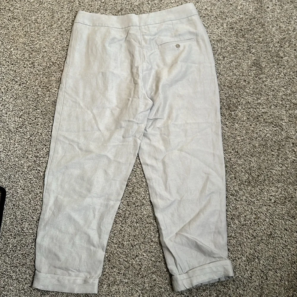 Artizia Wilfred gray linen blend pants size 2